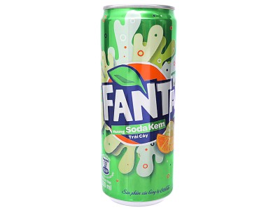 Напиток Fanta - Green Cream Soda (Фанта Крем-сода)