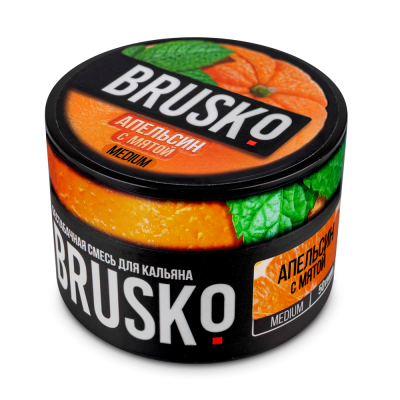 Brusko Medium - Апельсин с мятой 50 гр.