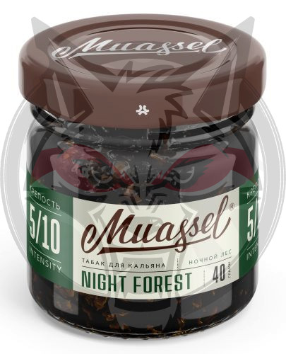 Табак для кальяна Muassel Extra Strong - Night Forest Ночной лес 40 г
