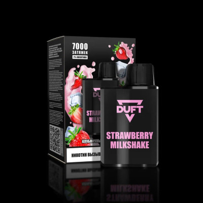 Электронный персональный испаритель DUFT 7000 Strawberry Milkshake