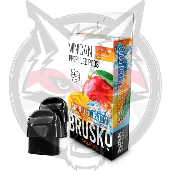 Картридж для Brusko Minican/Minican2/Minican Plus Prefilled (Манго со льдом)