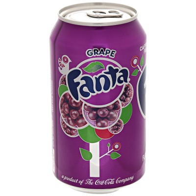 Напиток Fanta - Grape (Фанта Виноград) 355 мл.