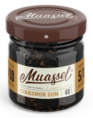 Табак для кальяна Muassel Strong - Cinnamon Gum Жвачка с корицей 200 г