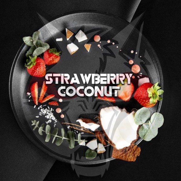 Black Burn - Strawberry Coconut (Блэк Берн Клубника с кокосом и эвкалиптом) 100 гр.