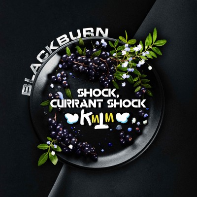 Black Burn - Shock, Currant Shock (Блэк Берн Кислая Черная Смородина) 25 гр.