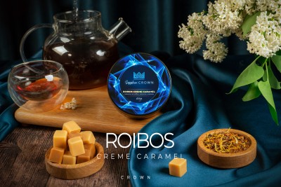 Sapphire Crown - Roibos Creme Caramel (Чай ройбуш, карамель и персик) 25 гр.